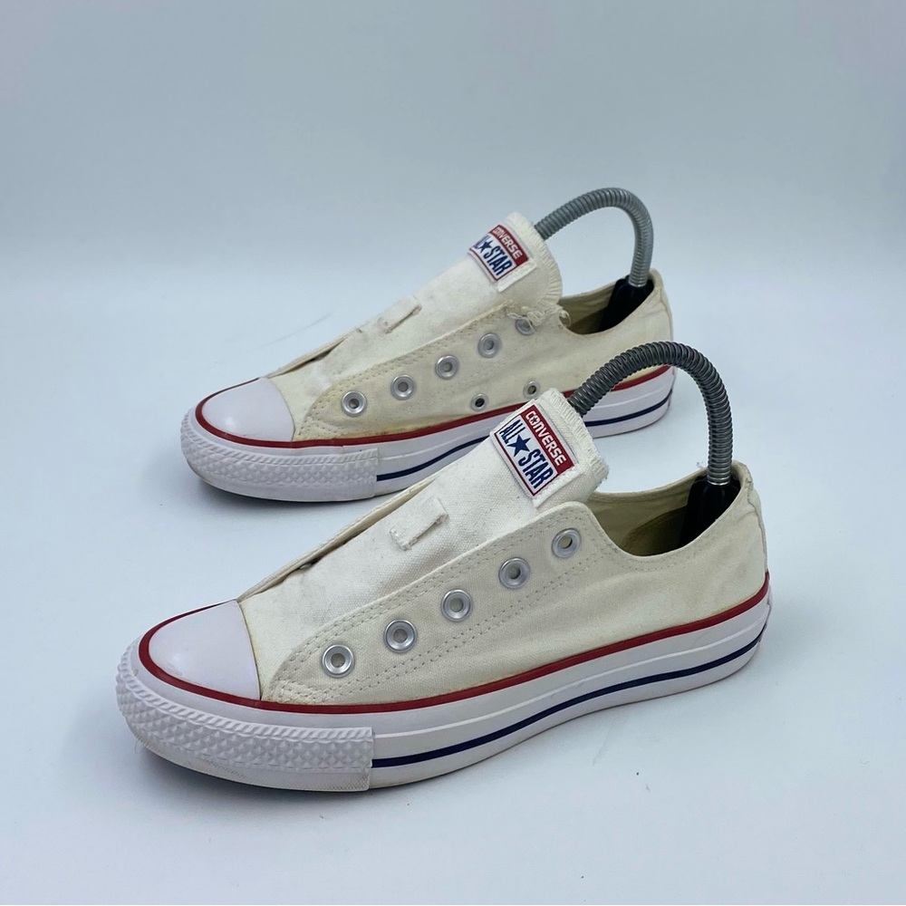 Converse all star low top OX white womens size 6 lace not included